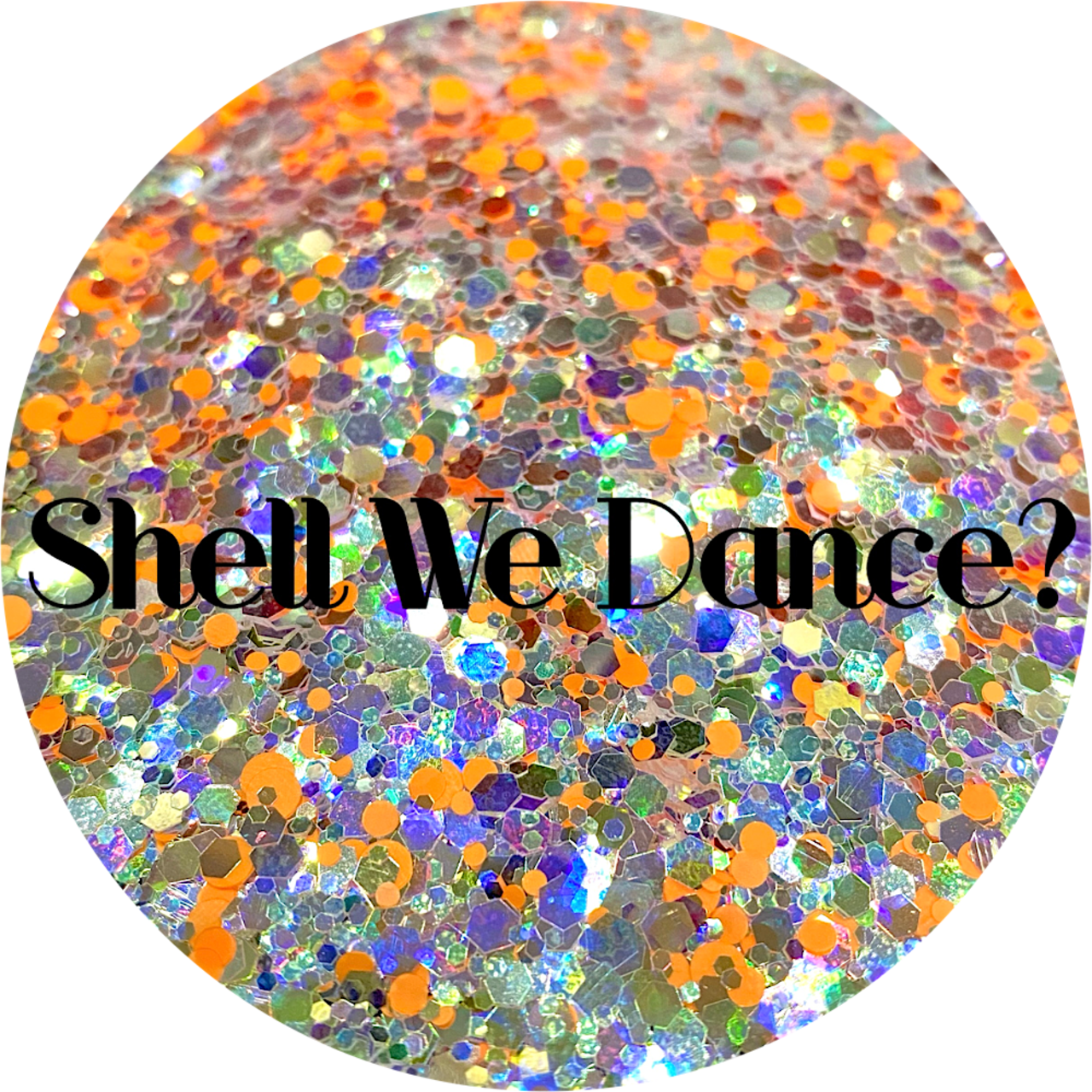 Polyester Glitter - Shell We Dance? by Glitter Heart Co.&#x2122;
